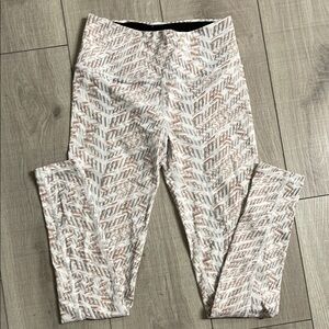 Victoria's Secret Sport Leggings in Cream and Brown